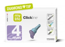 mylife Clickfine DiamondTip 4 mm (32G), Packung à 100 Stück