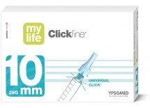 mylife Clickfine 10 mm (29G), boîte de 100 unités
