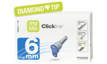 mylife Clickfine DiamondTip 6 mm (31G), confezione da 100 unità